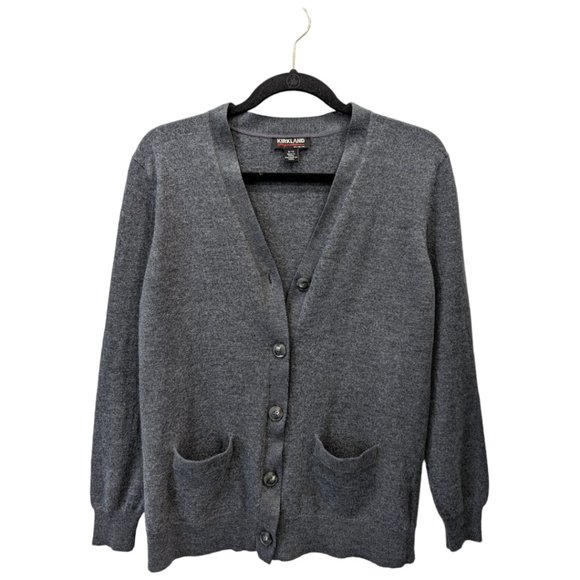 Kirkland 100% Extra Fine Merino Cardigan - Picture 1 of 6